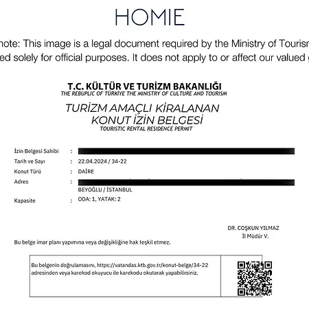 Homie - Heritage Residences Nearby Istiklal Avenue * İstanbul